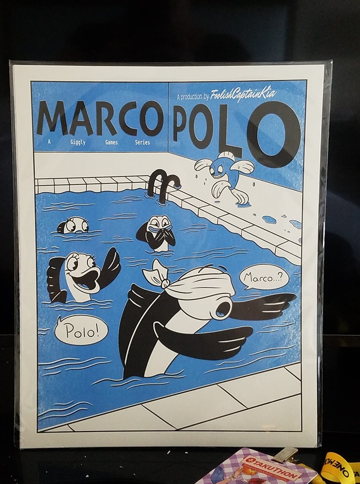 "Marco Polo" Giggly Games Series, by Kelli Kiakas http://foolishcaptainkia.com/site/