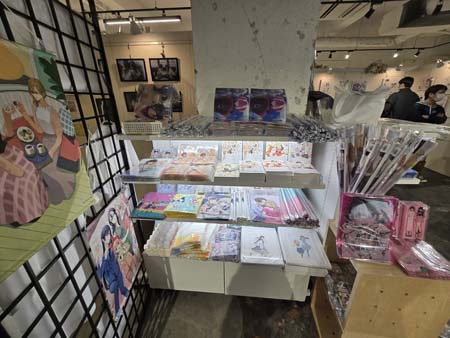 Books and other Yuri goods on sale at Osaka Yuriten 2025, B. Baker