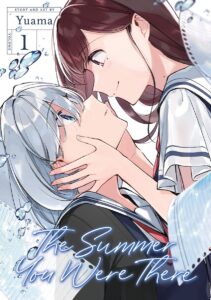 Volume 1 cover, showing Kaori holding Shizuku's face and looking into her eyes